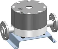 Pulsation dampener with base